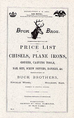 Buck Brothers 1890 Catalog