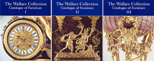 Wallace Collection Catalogue of Furniture by Peter Hughes